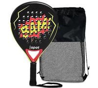 LAPAT Padel Racket with Cover Bag - Carbon Surface with EVA Memory Foam- Paddle Tennis Racquets Lightweight (Kids - Junior)