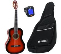 LaPaz 002 SB 4/4-Size Classical Guitar (Sunburst) + Gig Bag and Tuner