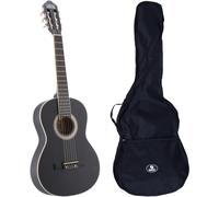 LaPaz C30BK 3/4-Size Classical Guitar (Black) + Gig Bag