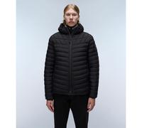 Lapaz Zip-Up Padded Jacket with Hood Black