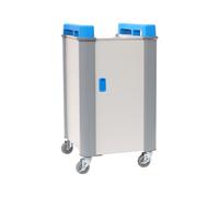 LapCabby Vertical Compact 16 Laptops or Chromebooks and Tablets up to 17 Charging Trolley