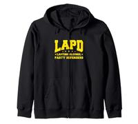 LAPD - Lasting Alcohol Party Defenders, Los Angeles Funny Zip Hoodie