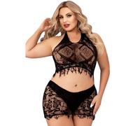 Lapdance 2-Piece Dolly Crop Top and Skirt Set Queen