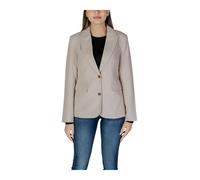 Lapel Collar Buttoned Long Sleeve Blazer - female - ONLY - Blazers - Beige - 3XS - Jackets 3XS