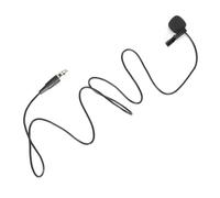 Lapel microphone long-range auditory pickup with clip-on mic for streaming and advanced noise cancellation and adjustable sound