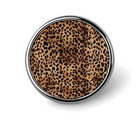 Lapel Pin Brooches Fashion Brooch Pin Cute Button Badges Leopard Patterned Wallpaper Round Button Pins Enamel Pins Metal Pinback for Hat Shirt Clothing Bags Decoration