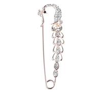 Lapel Pin, Crystal Brooch, Suit Pin, Collar Pin, Elegant Jewelry in The Form of A Pin with Glitter for Wedding Dress, 3