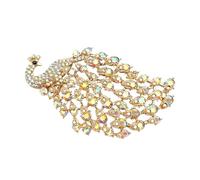 Lapel Pin - Crystal Rhinestone Animal Brooch for Lady, Trendy Corsage Jewelry Words, Sparkling Accessory Feature, Fashion Tool, Jewelry Accessory for Banquet Party Sweater Coat