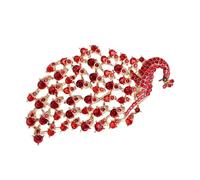 Lapel Pin - Crystal Rhinestone Animal Brooch for Lady, Trendy Corsage Jewelry Words, Sparkling Accessory Feature, Fashion Tool, Jewelry Accessory for Banquet Party Sweater Coat