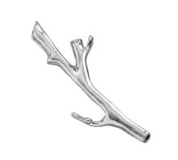 Lapel Pin Fashion Branch Shaped Corsage with Flowers Inserted, Se référer au descriptif, Copper, Refer to the description
