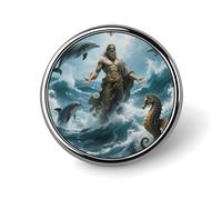 Lapel Pin for Men Brooches And Pins for Women - French Bulldog Round Metal Badge for Shirts, Jackets, Hats | Durable Fashion Accessory & Gift for Men, Women, Events, Circular, Aluminum, no gemstone