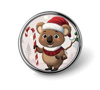 Lapel Pin for Men Brooches And Pins for Women - Interesting Wombats Round Metal Badge for Shirts, Jackets, Hats | Durable Fashion Accessory & Gift for Men, Women, Events, Circular, Aluminum, no