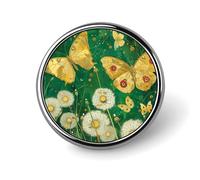 Lapel Pin for Men Brooches And Pins for Women - Sea Shell Treasures Round Metal Badge for Shirts, Jackets, Hats | Durable Fashion Accessory & Gift for Men, Women, Events