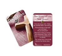 Lapel Pin & Inspirational Keepsake Card Set - God's Love The Story of the Nail Heart