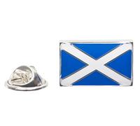 Lapel Pin - Scottish Flag - Saint Andrews Cross Flag Lapel Pin Badge For Jacket
