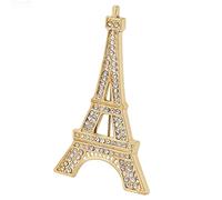 Lapel Pin Tower Shape Rhinestone Elegant Costume Jewelry