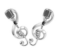 Lapel Symbol Bag Charm Music Note Badge Enamel Women Fashion Brooch Pins for Men Suit Pin Golden Alloy