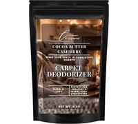 Lapew Cocoa Butter Cashmere Carpet Deodorizer Powder - Pet Safe Freshener for Vacuuming | Scented Odor Eliminator for Home | 16 oz