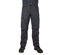 LAPG Men's Atlas Stretch Tactical Cargo Pants, Durable & Lightweight Ripstop Work Pants, Outdoor Hiking Pants for Men, Charcoal, 36W x 30L