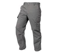 LAPG Men's Core Cargo Tactical Pants, Stretch Waistband, Lightweight & Durable Ripstop CCW Cargo Pants for Men, Grey, 38W x 30L
