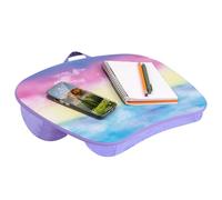 LAPGEAR MyStyle Lap Desk - Sunset Watercolors, Fits 15.6” Laptops