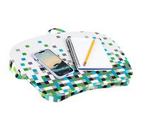 LAPGEAR MyStyle Portable Lap Desk with Cushion - Pixel - Fits up to 15.6 Inch Laptops - Style No. 45314