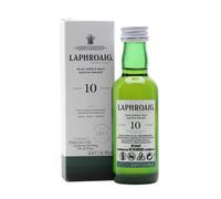 Laphroaig - Islay Single Malt Miniature - 10 year old Whisky 5cl 40% ABV