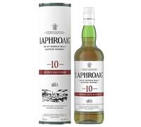 Laphroaig 10 Years Old Sherry Oak Finish | Single Malt Peated Scotch Whisky | Islay | Maple Syrup and Dark Chocolate | Bourbon and Oloroso Sherry Oak Cask Matured | 48 Percent ABV | 70 cl