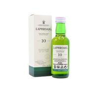 Laphroaig - Islay Single Malt Miniature - 10 year old Whisky 5cl 40% ABV