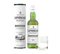 Laphroaig Quarter Cask Single Malt Scotch Whisky, 70 cl with Branded Glass