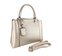 Laphrodite Women's Handbag Medium Elegant Shoulder Bag Removable Strap Handbag Crossbody Bag Shoulder Bag with Inner Division for Everyday Business Leisure, Dore L772 (Gold/Rose Shimmer), 29 x 20 x 12