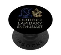 Lapidary Gemstone Cutting Rockhound Artisan Jewelry Maker PopSockets Adhesive PopGrip