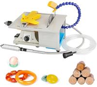 Lapidary Grinder Polisher Mini Table Saw 850W with Flexible Shaft for DIY Artisans - Ideal for Agate, Metal, and Wood Polishing