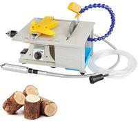 Lapidary Grinder Polisher Mini Table Saw 850W with Flexible Shaft for DIY Artisans - Ideal for Agate, Metal, and Wood Polishing