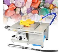 Lapidary Polisher with Adjustable Speed for Gem Jewelry Making and Woodcrafting