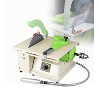 Lapidary Rock Grinder Polisher, Jewelry Rock Polishing Bench Lathe, 1380W, 500-7000RPM, Jewelry Lapidary Equipment, for Jade, Amber, Beeswax Grinding