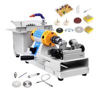 Lapidary Saw for Cutting Rocks, Mini Table DIY Jewelry Grinder Tool 800-10000r/Min, Flexible Shaft Gem Polishing Grinding Machine for Jewelry Making