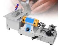 Lapidary Saw Grinder Polisher 800-10000RPM, Multifunction Gemstone Cutting Machine with Flexible Shaft for Rock Grinding, Polishing, Drilling, and Engraving