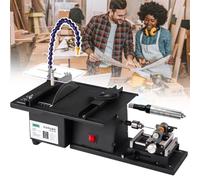 Lapidary Saw - Mini Table Cutting/Grinding/Polishing Machine with Flexible Shaft and Handle, 45mm Cutting Depth for DIY Jewelry