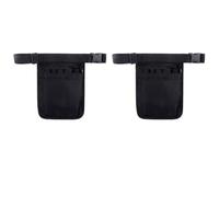 Lapiglo 2 Pack Garden Tool Bag and Apron, Oxford Waist Pouch with Multiple Pockets Pruning Tools, Compact Storage Organizer Gardening and Restaurant Service, for Black 25x8cm