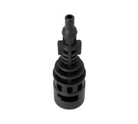 Lapiglo 2-Pack High Pressure Cleaning Adapter for Karcher Lavor Parkside, Heavy Duty ABS Plastic Coupling 124mm, Simple Installation for Industrial Home Use Black