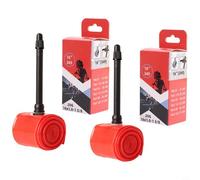 Lapiglo 2 PCS 16 Inch for TPU for Bicycle Tube 45mm for Presta Valve Leak Proof Design Lightweight 305 1.2-1.75 Tyres for Red Colour