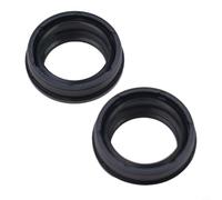 Lapiglo 2 Pcs for Bicycle Fork Dust Seal Installation Set, High-Strength Resin Plastic Press 28.6-34mm Front Fork Wiper Oil Seals, Alignment Cycling Maintenance(34 * 42.8mm)