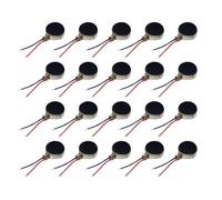 Lapiglo 20 Pack 1027 Vibration Motor 3.0V DC Miniature for Flat Button Coin Cell Haptic Engine Smartphones Toys Drones