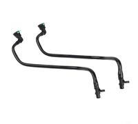 Lapiglo 2pcs Black Plastic Transmission Radiator Oil Hose for Volvo S80 S60 XC60 T5 2.5T 3.0T Engine Replace 31319280 31319281 Shift Pipe