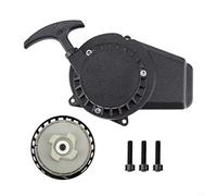 Lapiglo 43cc 47cc 49cc Recoil Starter Assembly, Black Pull Start for Replacement ATVs, for Mini for Dirt Bikes, Scooters, Lawn Mowers and Off-Road Vehicles