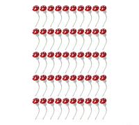 Lapiglo 50pcs 2cm for Red Foam for Mini Toadstool Mushrooms Fairy Garden Ornaments DIY Crafts Succulent Potting and Christmas Decor
