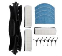 Lapiglo Accessories for Laresar Evol 3 Robotic for Vacuum, for Replacement for Main Brush Side Brushes Mopping Pads and High Efficiency Filters(B)