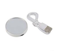 Lapiglo Adjustable LED Light Source Organic Microscopy, 5V 5W 5500-650K Illuminator with Mirror, 0-100% Dimmable USB Lamp 52mm Mount