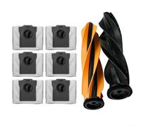 Lapiglo All-in-One Vacuum Accessory Kit for Dreame Aqua10 & 10 Ultra, Includes 2 Roller Brushes and 6 Dust Bags, Replacement Parts for RLH31CE RLH71DE